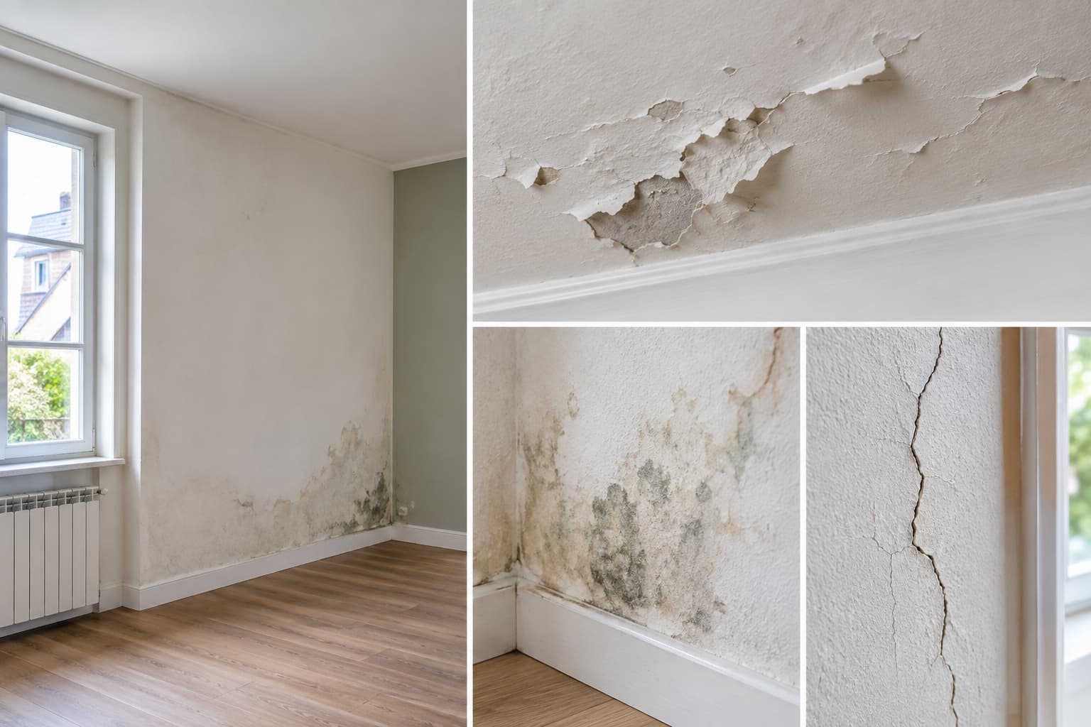 Illustration éditoriale pour l’article « Dans quel ordre rénover une pièce : plafond, murs et sol ? »